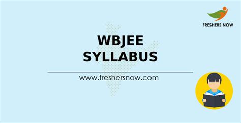 wbjee syllabus 2024 pdf download